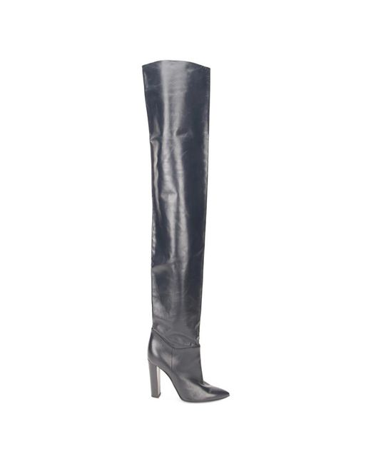 Philosophy Di Lorenzo Serafini Blue Over-The-Knee Boots