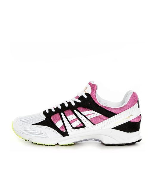Comme des Garçons White And Pink Asics Tarther Trainers for men