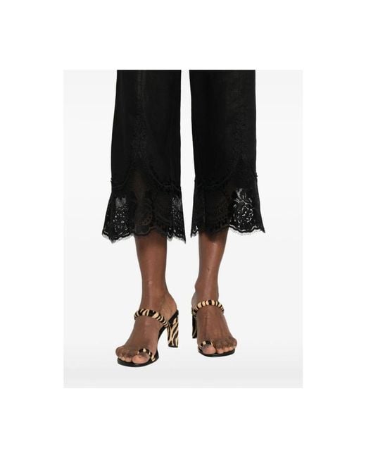 Twinset Black Cropped Trousers