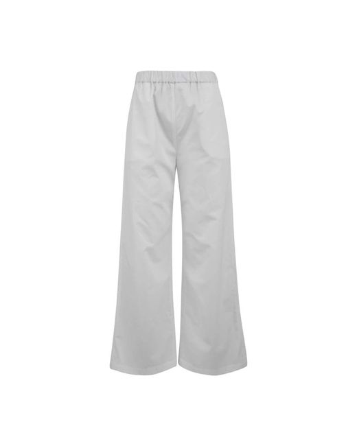 Wide Trousers di Aspesi in Gray