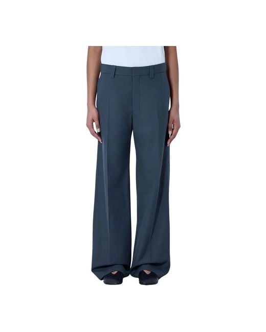 Lemaire Blue Wide Trousers