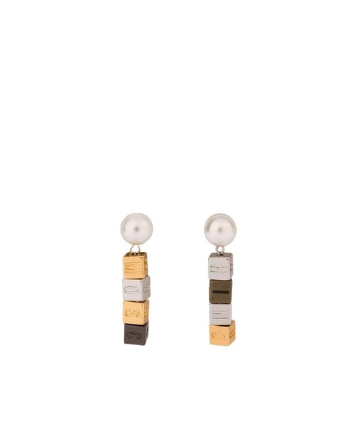 Moschino Metallic Earrings