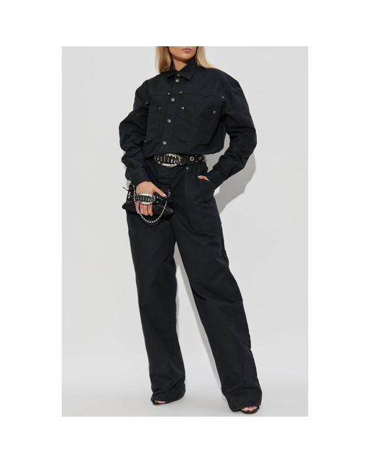 DSquared² Jumpsuits & Playsuits ,Zwart ,Katoen Jumpsuits & Playsuits in het Black