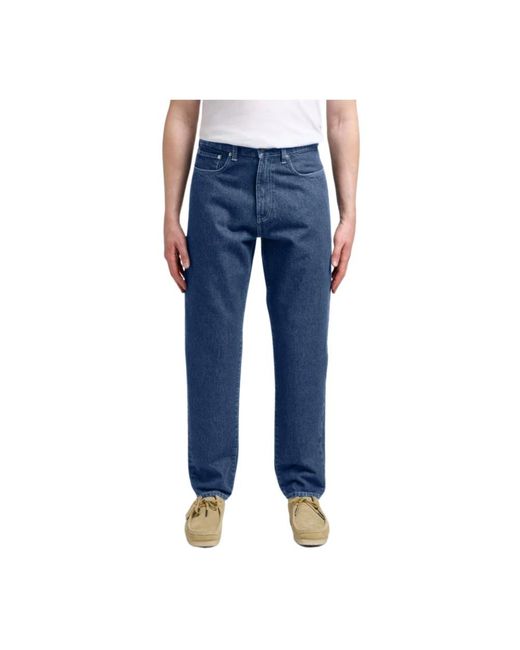Edwin Jeans ,Blauw ,Katoen Biologische Katoen Cosmos Broek Blauw Denim in het Blue voor heren