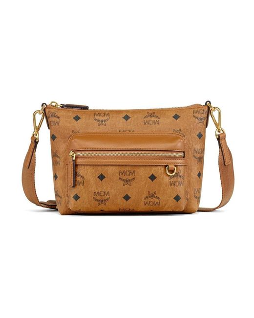 MCM Brown Shoulder Bags