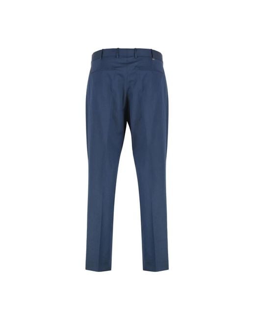 PT01 Blue Slim-Fit Trousers for men