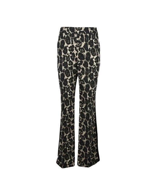 Clips Black Wide Trousers