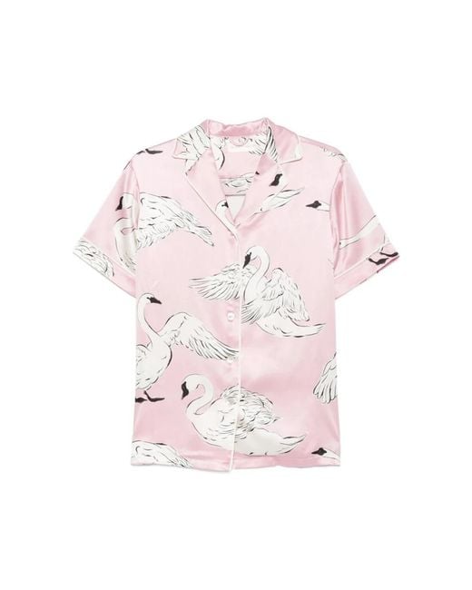 Olivia Von Halle Pink Pyjamas