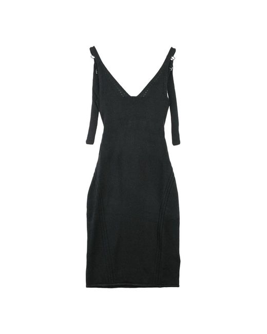Calvin Klein Kleedjes ,Zwart ,Jurk Vrouw in het Black