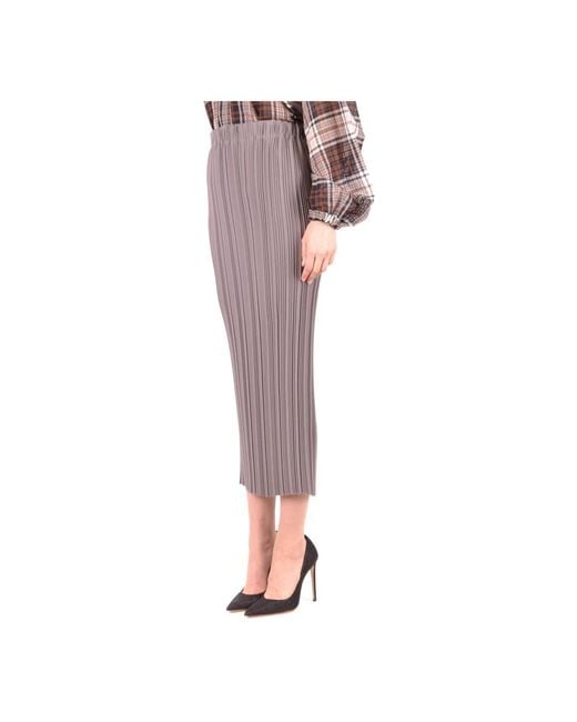 Alysi Pink Midi Skirts
