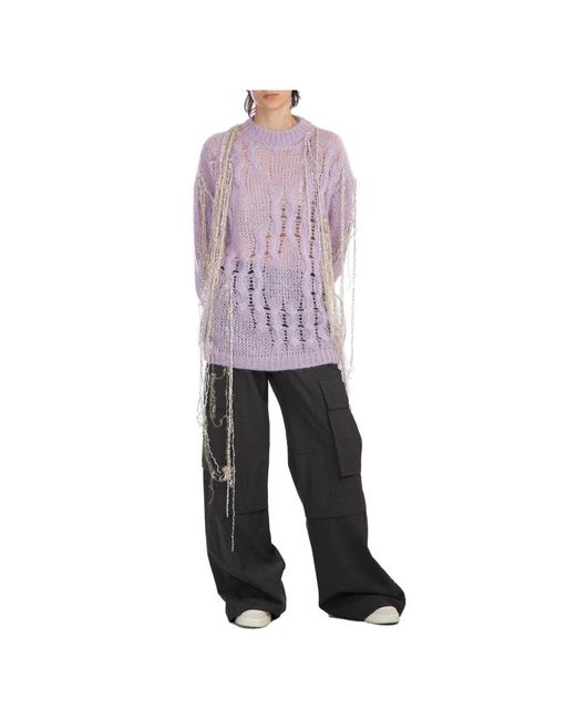 Round-Neck Knitwear Seafarer en coloris Purple
