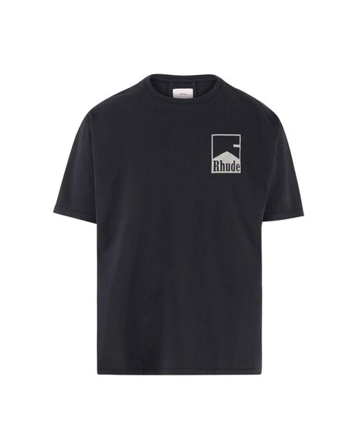Rhude Black T-Shirts for men