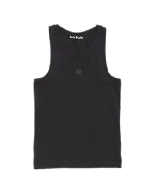 Acne Black Canotta Jersey