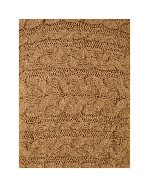 Akep Brown Round-Neck Knitwear