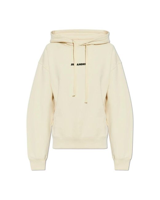 Jil Sander Natural Kapuzenpullover