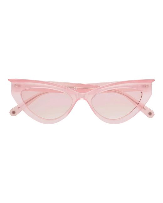 Philipp Plein Accessoires ,Roze ,Statement Zonnebril in het Pink