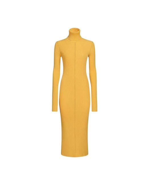 Marni Yellow Midi Dresses