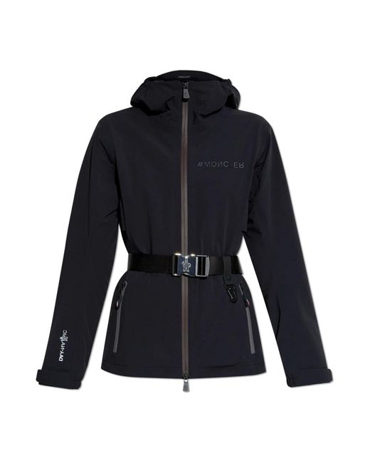 Moncler Jassen ,Zwart ,Leer Grenoble Day-Namic in het Blue