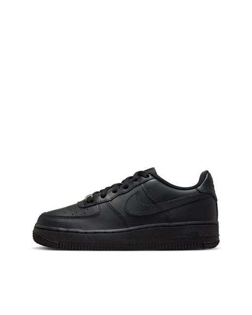 Air Force 1 Zapatillas Negras, Mujer, Talla Nike de color Black