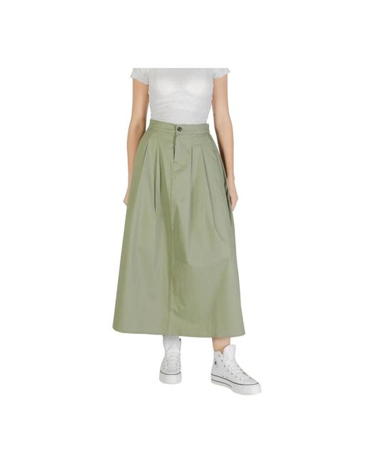 Midi Skirts ONLY de color Green