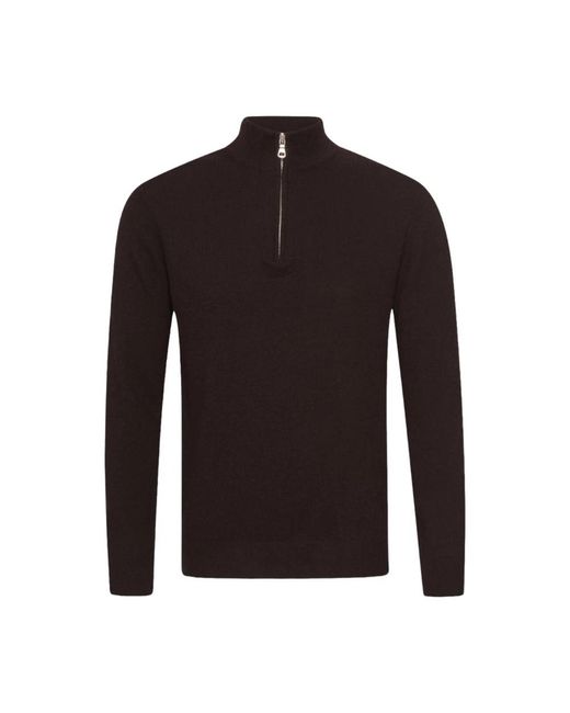 Oscar Jacobson Black Turtlenecks for men