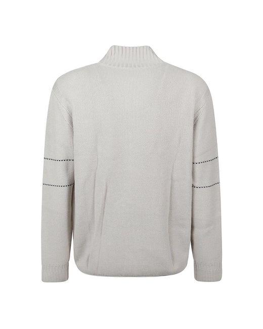 Emporio Armani Gray Turtlenecks for men
