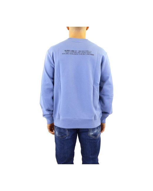 Helmut Lang Blue Sweatshirts for men