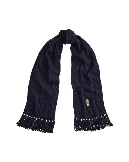 Polo Ralph Lauren Blue Winter Scarves for men