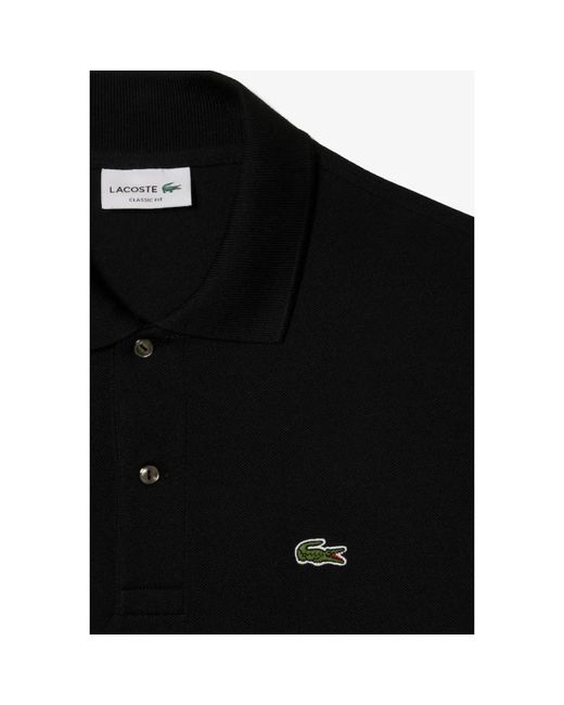 Lacoste Black Polo Shirts for men
