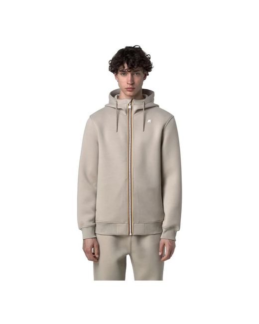 K-Way Gray Light Jackets for men