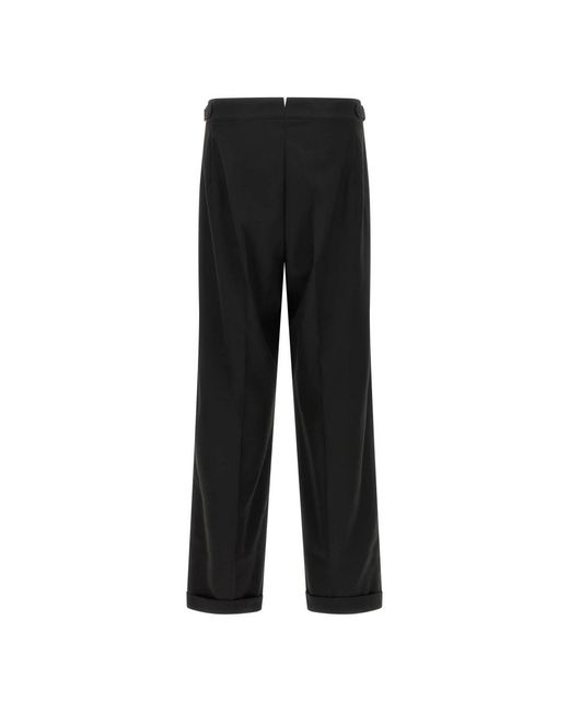 Cellar Door Black Suit Trousers for men