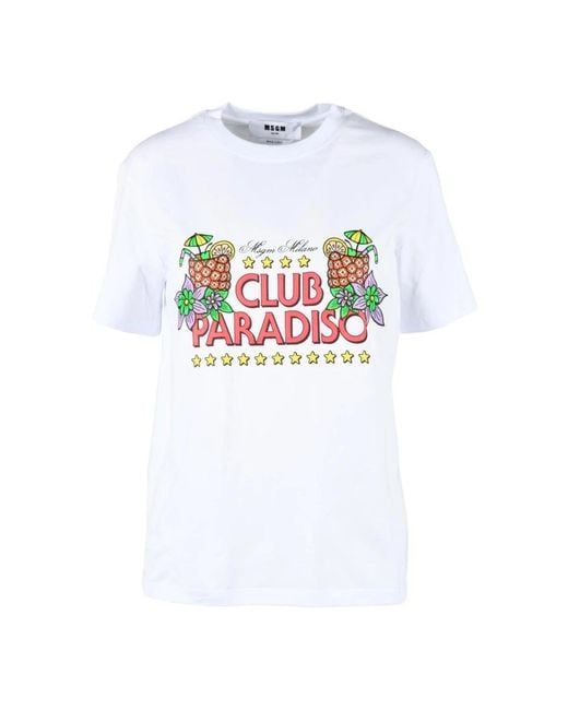 T-Shirts MSGM en coloris White