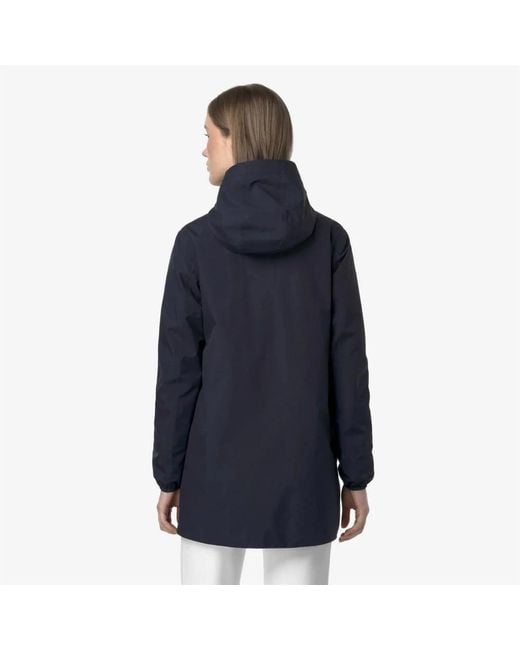 K-Way Blue Rain Jackets