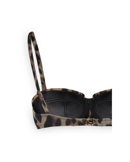 Dolce & Gabbana Brown Bikinis