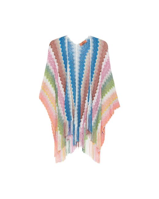 Capes Missoni en coloris Blue