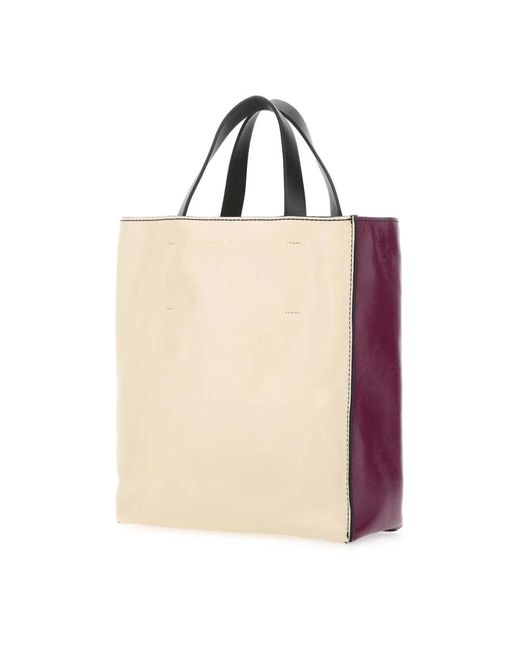 Marni Natural Multicolor museo soft handtasche