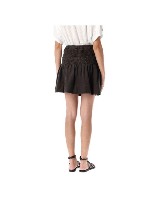 Isabel Marant Black Verblasster schwarzer minirock isabel marant étoile