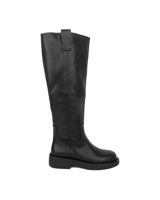 Linda Baumann Black High Boots