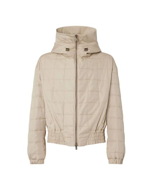 Ferrari Q-Cycle Cotton Twill Bomber Jacket in het Natural voor heren