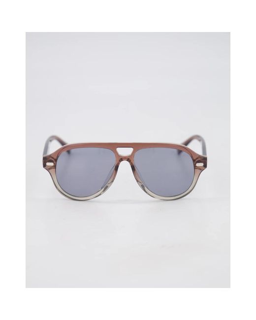 Brunello Cucinelli Metallic Sunglasses
