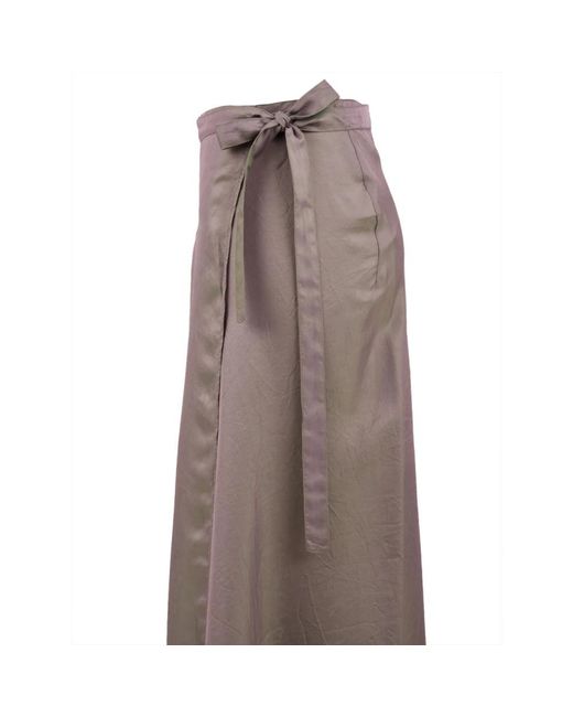 Aspesi Brown Maxi Skirts