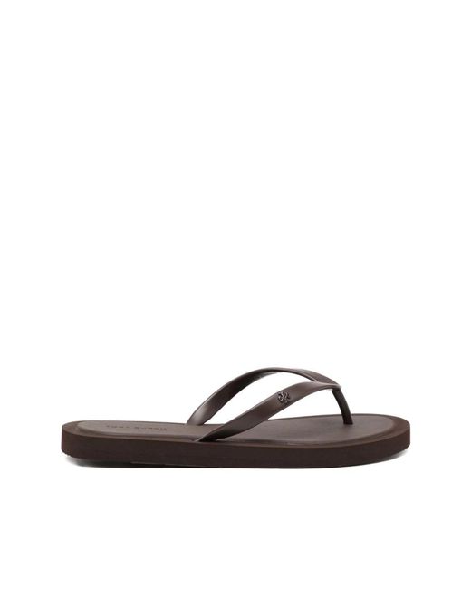 Tory Burch Brown Flip Flops