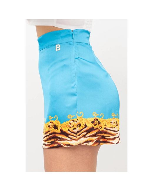 Blugirl Blumarine Blue Short Shorts