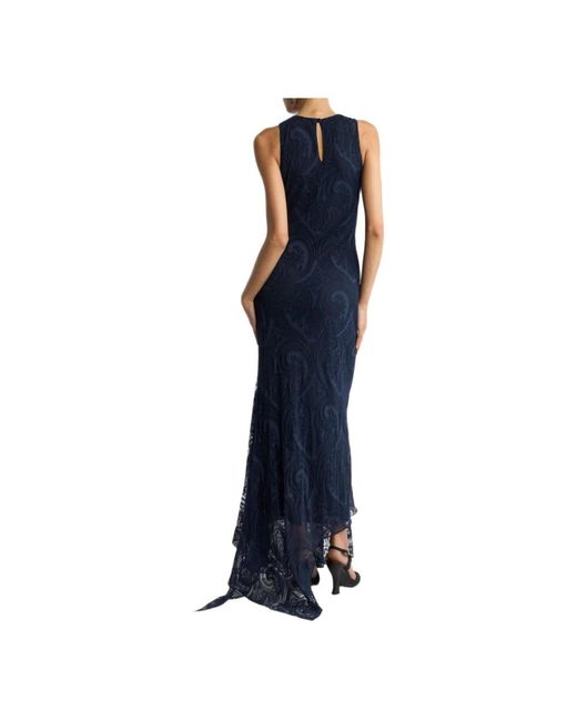 Etro Jurken Blauw in het Blue