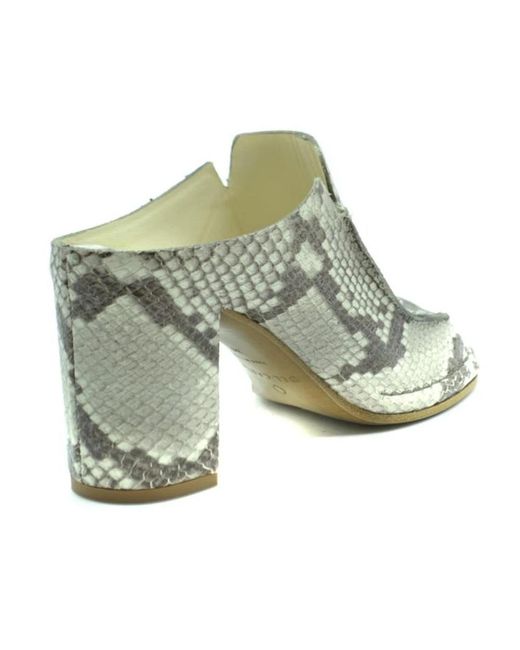 Roberto Del Carlo Green Heeled Mules