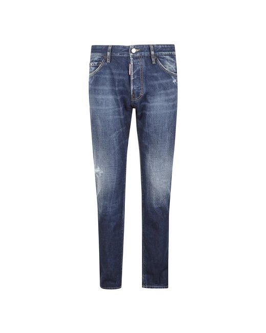 DSquared² Slim-Fit Jeans in het Blue voor heren