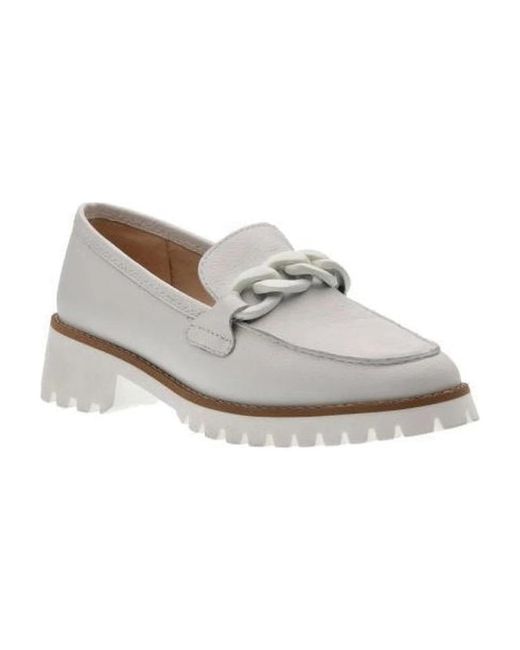 Ara White Loafers