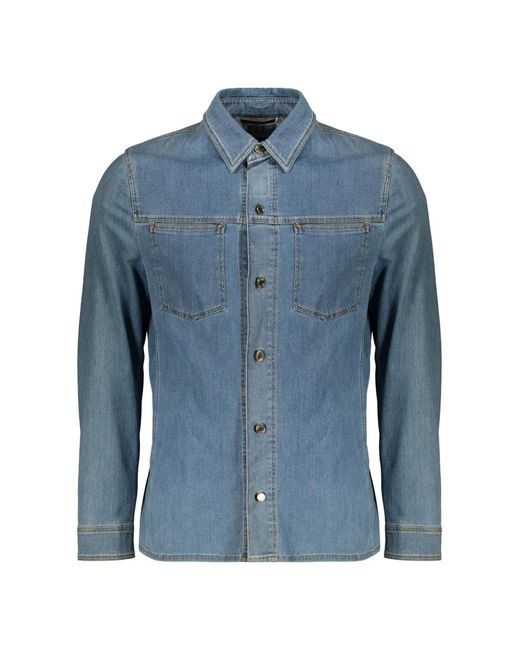 Moorer Blue Denim Shirts for men