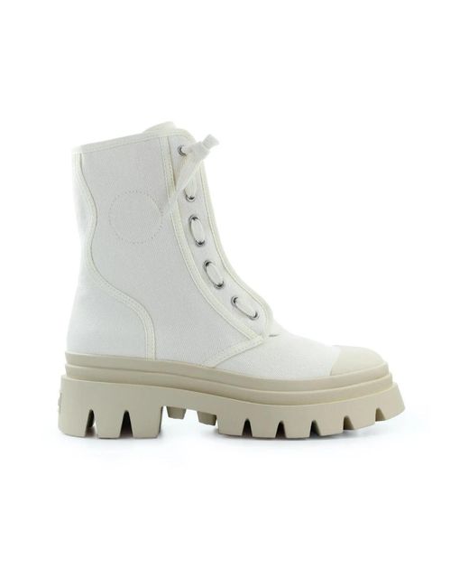 Ash Schoenen ,Wit ,Gevechtslaarzen in het Gray