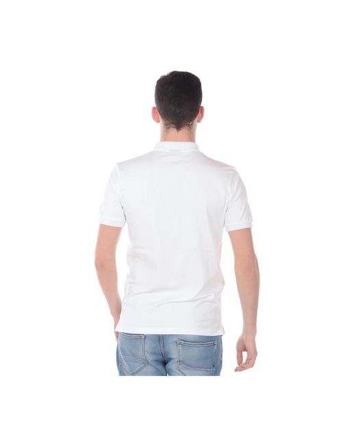 Emporio Armani White Polo Shirts for men